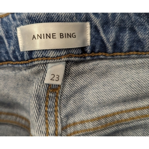 Anine Bing High Waist Medium Wash Skinny Jeans Size 23 - Picture 6 of 7